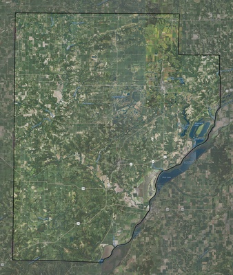 Fulton County IL USGS imagery and topo map