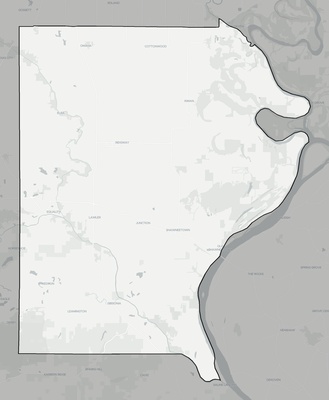 Gallatin County IL county basemap context