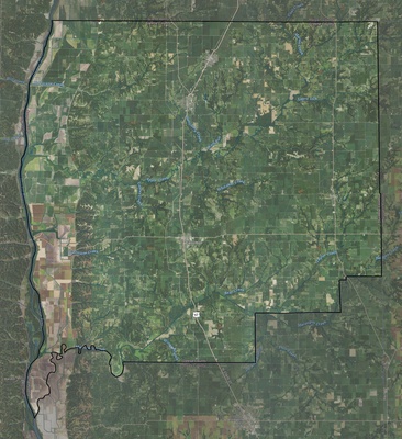 Greene County IL USGS imagery and topo map