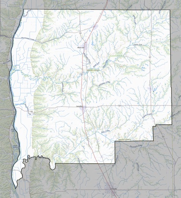 Greene County IL USGS topo map