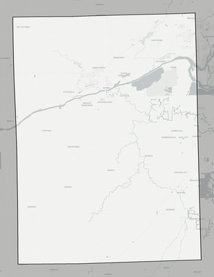 Grundy County IL county basemap context