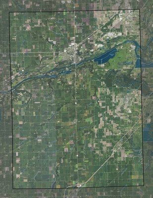 Grundy County IL USGS imagery and topo map