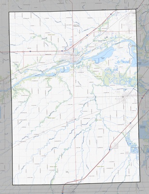 Grundy County IL USGS topo map