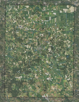 Hamilton County IL USGS imagery and topo map