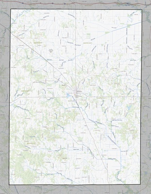Hamilton County IL USGS topo map