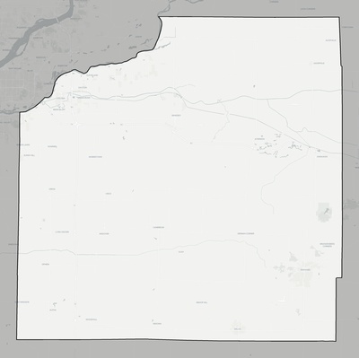 Henry County IL county basemap context