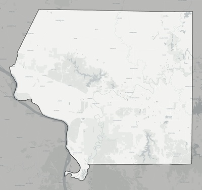 Jackson County IL county basemap context