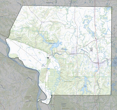 Jackson County IL USGS topo map