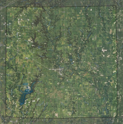 Jasper County IL USGS imagery and topo map
