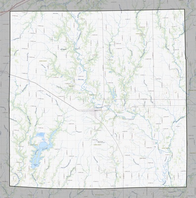Jasper County IL USGS topo map