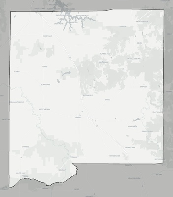 Johnson County IL county basemap context