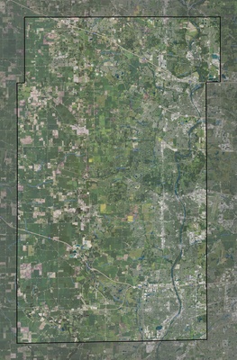 Kane County IL USGS imagery and topo map