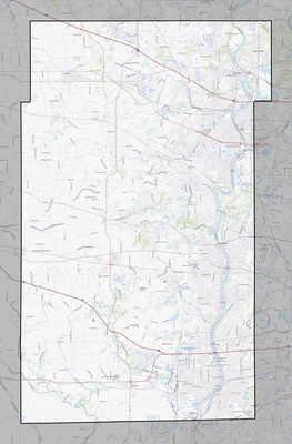 Kane County IL USGS topo map