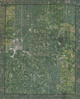 Knox County IL USGS imagery and topo map