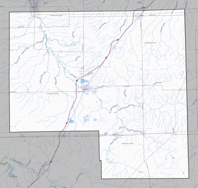 Livingston County IL USGS topo map