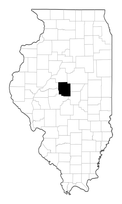 Logan County in Illinois