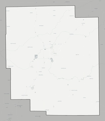 Logan County IL county basemap context