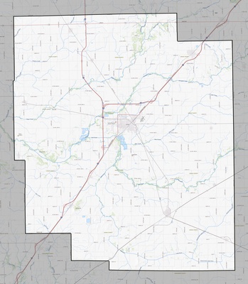 Logan County IL USGS topo map