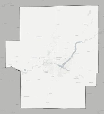 Macon County IL county basemap context