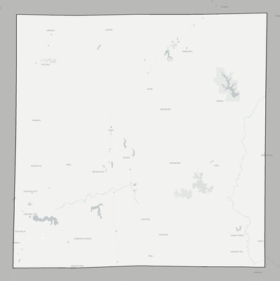 Marion County IL county basemap context