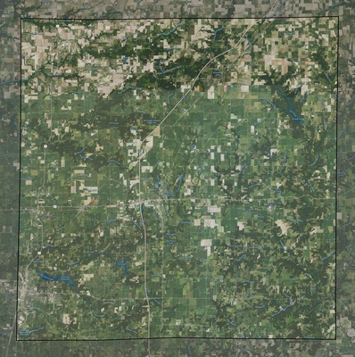 Marion County IL USGS imagery and topo map