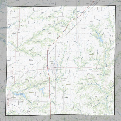 Marion County IL USGS topo map