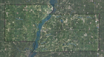 Marshall County IL USGS imagery and topo map