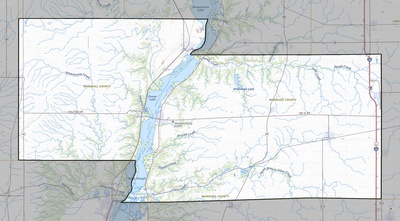 Marshall County IL USGS topo map