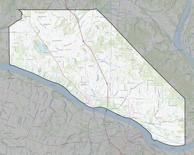 Massac County IL USGS topo map