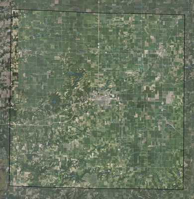 McDonough County IL USGS imagery and topo map