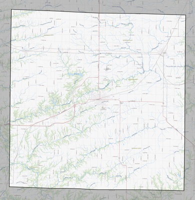 McDonough County IL USGS topo map