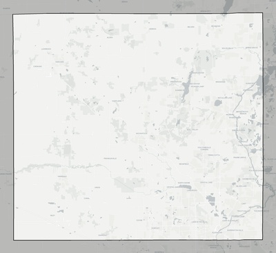 McHenry County IL county basemap context
