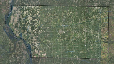Mercer County IL USGS imagery and topo map