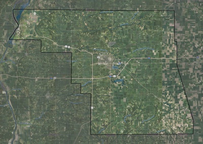 Morgan County IL USGS imagery and topo map