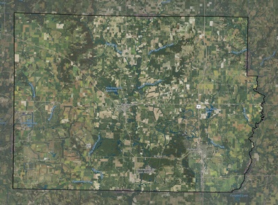 Perry County IL USGS imagery and topo map