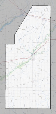 Piatt County IL USGS topo map