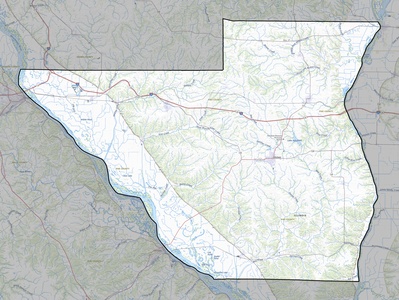 Pike County IL USGS topo map