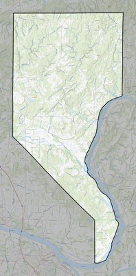 Pope County IL USGS topo map