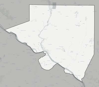 Randolph County IL county basemap context