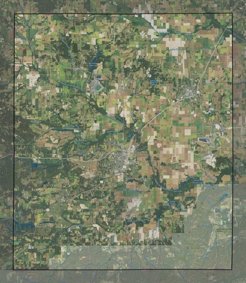 Saline County IL USGS imagery and topo map