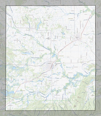 Saline County IL USGS topo map