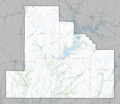 Shelby County IL USGS topo map