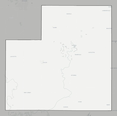 Stark County IL county basemap context
