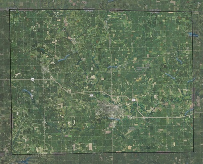 Stephenson County IL USGS imagery and topo map