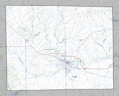 Stephenson County IL USGS topo map