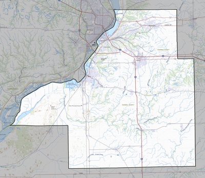 Tazewell County IL USGS topo map