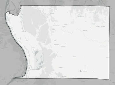 Union County IL county basemap context