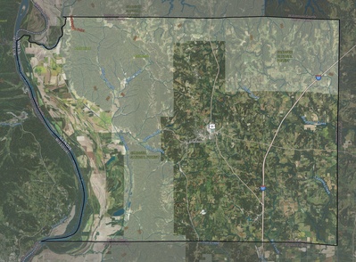 Union County IL USGS imagery and topo map