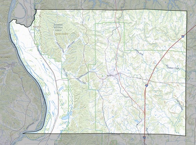 Union County IL USGS topo map