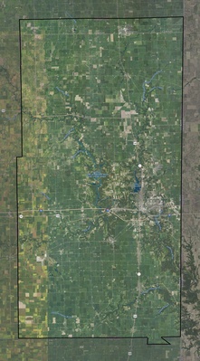 Vermilion County IL USGS imagery and topo map